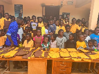 Some school pupils of Attabui MA Primary School