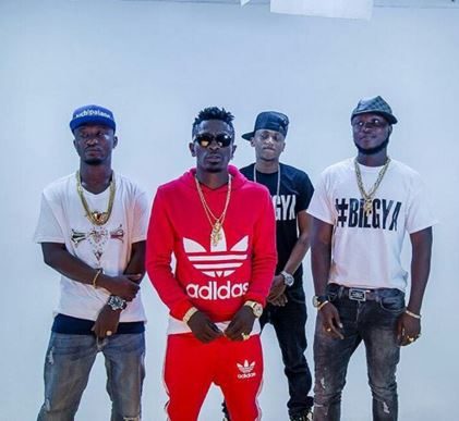 Shatta Wale and his crew