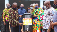 Beneficiaries taking receipt of the items