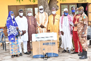 An Air Conditioner was donated to the facility