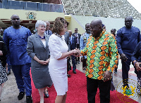 President Akufo-Addo with the US Congress Speaker Nancy Pelosi