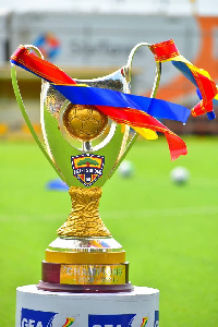 2020/2021 Ghana Premier League trophy