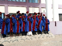 The graduates captured in a photo