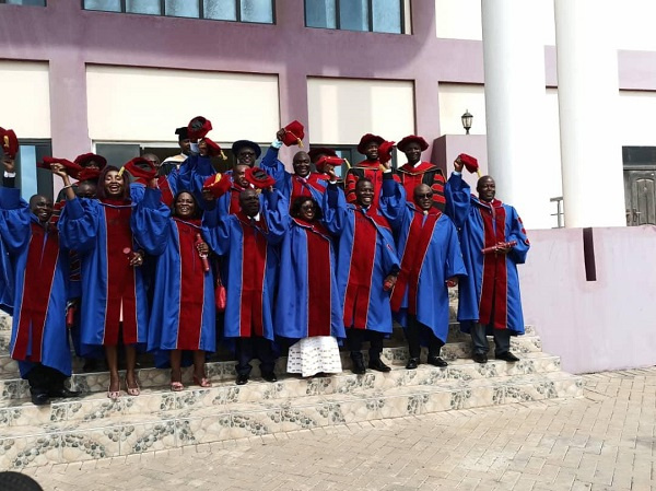 The graduates captured in a photo