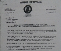 The audit report