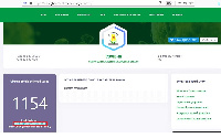 A screenshot of the COVID-19 website during the transition period