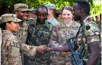 US-Ghana soldiers in joint training -- Photo: myjoyonline.com