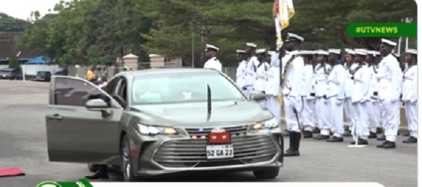 The arrival of some of the military chiefs