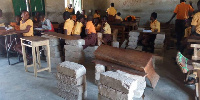 A classroom at Tano JHS