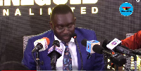 Nana Yaw Offei,  Corporate Manager, Menzgold addressed the media on September 27, 2018