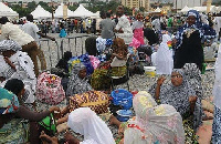 An altercation ensued between the Hajj Board official and his wife at the camp