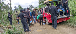 Anti Galamsey Taskforce In Action