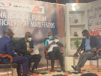 Panelists at the Ghana National Forum on Political Party Manifestos