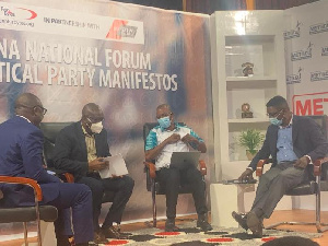 Panelists at the Ghana National Forum on Political Party Manifestos