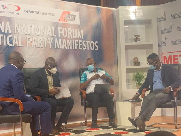 Panelists at the Ghana National Forum on Political Party Manifestos