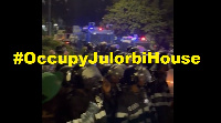 #OccupyJulorbiHouse protests took place over three days