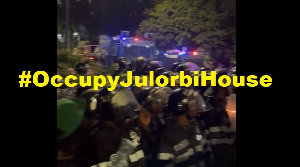 #OccupyJulorbiHouse protests took place over three days