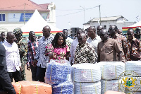 Akufo-Addo gave the fisher-folks some fishing items