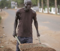 Abraham Ackom also sells coconut