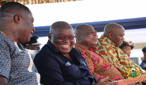 President Nana Akufo-Addo at the commissioning of the new Tesano Divisional Police Headquarters