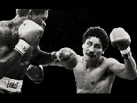 Azumah Nelson knocked out Wilfredo Gomez in round 11