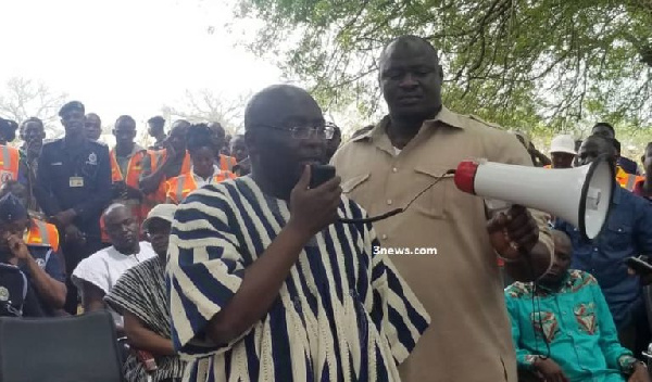 Vice President Bawumia addressing a durbar of victims