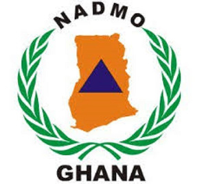 The logo of NADMO