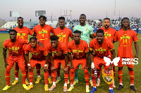 Black Stars in a group photo