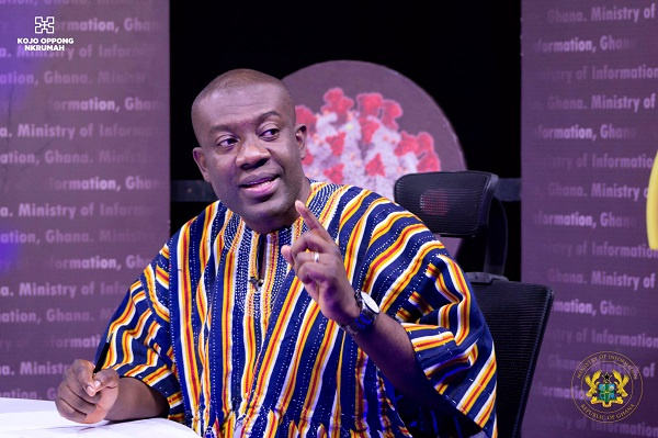 Information Minister Kojo Oppong Nkrumah