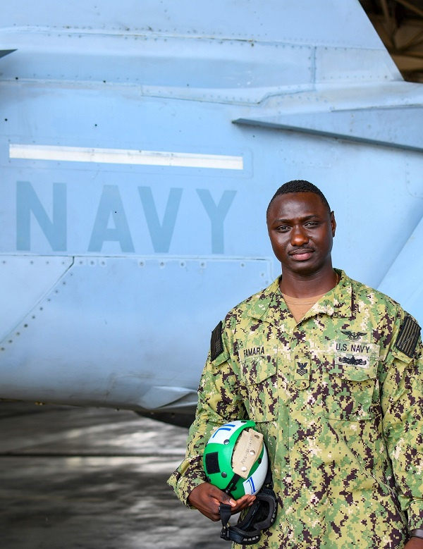 Ghanaian-American Navy Sailor, Petty Officer 1st Class Touray Famara