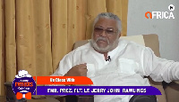 Former President Jerry John Rawlings