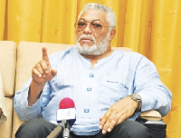 Former President Jerry John  Rawlings