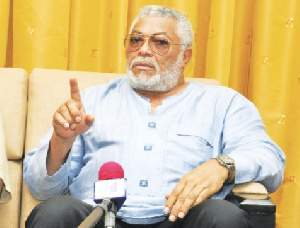 Former president Jerry John Rawlings