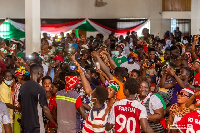 Dressmakers cheering for the NDC