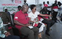 Mzbel joined former President Mahama on his campaign tours in the run up to 2016 general elections