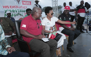 Mzbel joined former President Mahama on his campaign tours in the run up to 2016 general elections