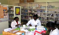 Pharmacists at a pharmacy