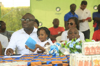 Bola Ray adopts a house at SOS Tema Village