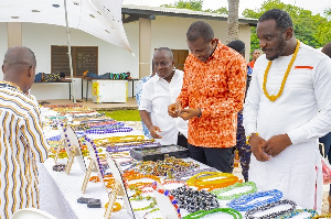 Mark Okraku Mantey at the 2023 Manya Krobo Ngmayem Festival