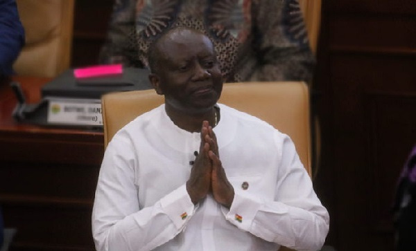 Finance Minister, Mr Ken Ofori-Atta