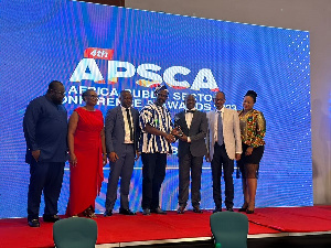 BOST MD, Edwin Provencal with other reps from the company during the APSCA awards ceremony