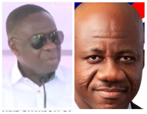 James Gyakye Quayson, Assin North MP and Charles Opoku of NPP