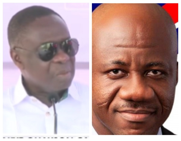 James Gyakye Quayson, Assin North MP and Charles Opoku of NPP