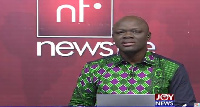 Samson Lardy Anyenini, host of Newsfile