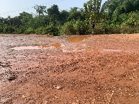 Poor roads at Ayanfuri