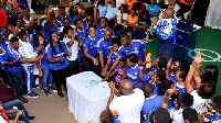 Chelsea supporters in Ghana held a thanksgiving service last Sunday