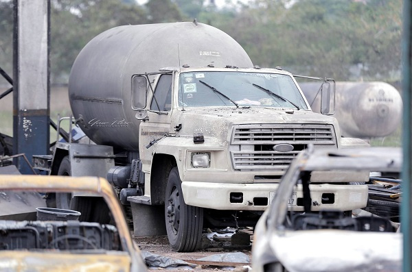 The morning after the deadly explosion