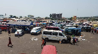 Some of the vehicles grounded at the station