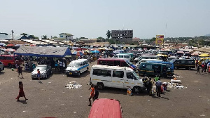 Some of the vehicles grounded at the station