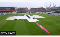 Heavy rain saw the third T20 international abandoned without a ball being bowled